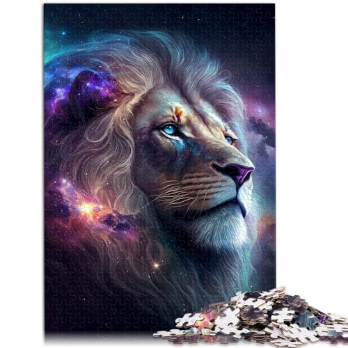 Puzzle für Erwachsene, 1000 Teile, Cosmic Mufasa, König der Löwen, Denksport-Puzzle, Geschenk zum Geburtstag,38x52cm, für Teenager ab 14 Jahren von SYUNFEI