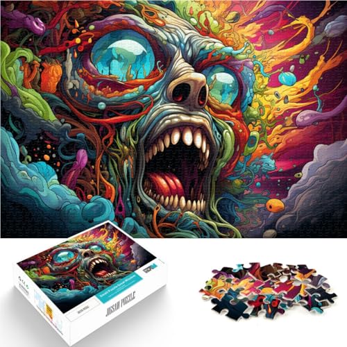 Puzzle für Erwachsene, 1000 Teile, Fantasy-Monster, Lernspielzeug, Familienspiele, geeignet für Paare, 50 x 75 cm, für Teenager ab 14 Jahren von SYUNFEI