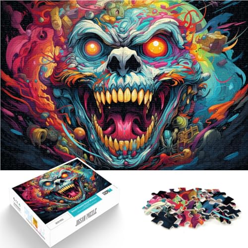 Puzzle für Erwachsene, 1000 Teile, Fantasy-Monster-Puzzle, Lernspiel, Herausforderungsspielzeug, Gedächtnisverbesserung, 50 x 75 cm, für 14-Jährige Puzzle für Erwachsene, 1000 Teile, Fantasy-Monster-Puzzle, Lernspiel, Herausforderungsspielzeug, Gedächtnisverbesserung, 50 x 75 cm, für 14-Jährige von SYUNFEI
