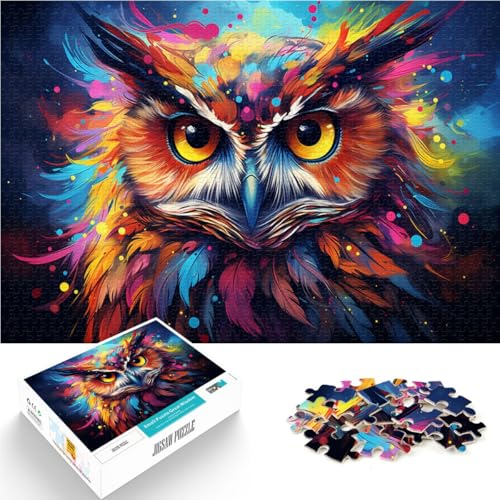 Puzzle 1000 Teile für Erwachsene Fantasy Planet Eule Denkspiel, herausfordernd, Aber unterhaltsam und humorvoll,38x52cm Puzzle 1000 Teile für Erwachsene Fantasy Planet Eule Denkspiel, herausfordernd, Aber unterhaltsam und humorvoll,38x52cm von SYUNFEI