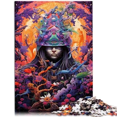 Puzzle mit 1000 Teilen für Erwachsene, Fantasie-Denkspiel mit japanischem Krieger, ganze Familie,38x52cm Puzzle mit 1000 Teilen für Erwachsene, Fantasie-Denkspiel mit japanischem Krieger, ganze Familie,38x52cm von SYUNFEI