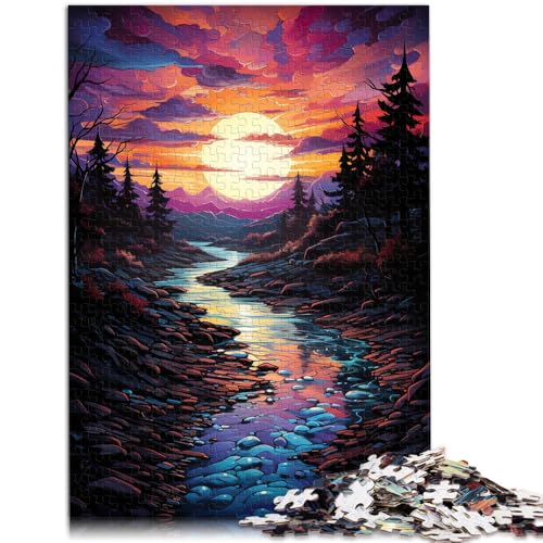 Puzzle für Erwachsene mit 1000 Teilen, farbenfrohe Fantasie-Sonnenuntergangskunst, Denkspiel, tolles Geschenk für Spiele,50x75cm, für Teenager ab 14 Jahren Puzzle für Erwachsene mit 1000 Teilen, farbenfrohe Fantasie-Sonnenuntergangskunst, Denkspiel, tolles Geschenk für Spiele,50x75cm, für Teenager ab 14 Jahren von SYUNFEI