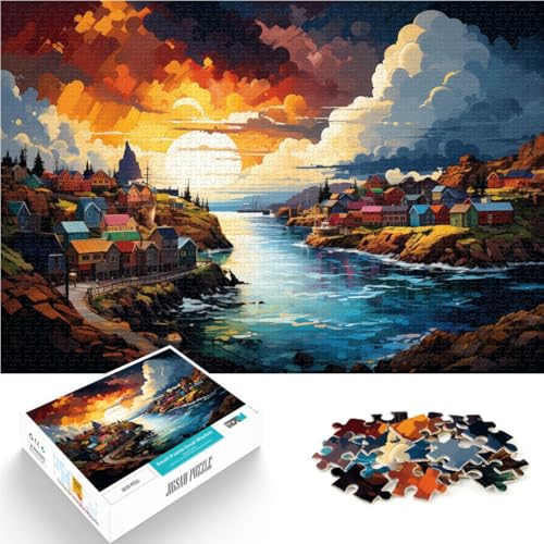 Puzzle für Erwachsene, 1000 Teile, Schwedens Ostküste, Puzzle für Lernspiele, Herausforderungsspielzeug, EIN Kunstwerk, 26x38cm Puzzle für Erwachsene, 1000 Teile, Schwedens Ostküste, Puzzle für Lernspiele, Herausforderungsspielzeug, EIN Kunstwerk, 26x38cm von SYUNFEI