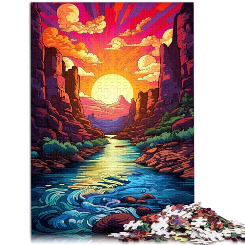 Puzzle 1000 Teile für Erwachsene „Die Farben des Colorado River“ – lustige Spiele, ganze Familie,38x52cm Puzzle 1000 Teile für Erwachsene „Die Farben des Colorado River“ – lustige Spiele, ganze Familie,38x52cm von SYUNFEI