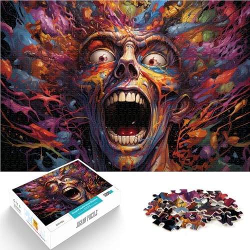 2000-teiliges Puzzle für Erwachsene, Farbiger Teufel, Spielzeug, Denkspiel, ganze Familie, 70 x 100 cm, für 14-Jährige von SYUNFEI