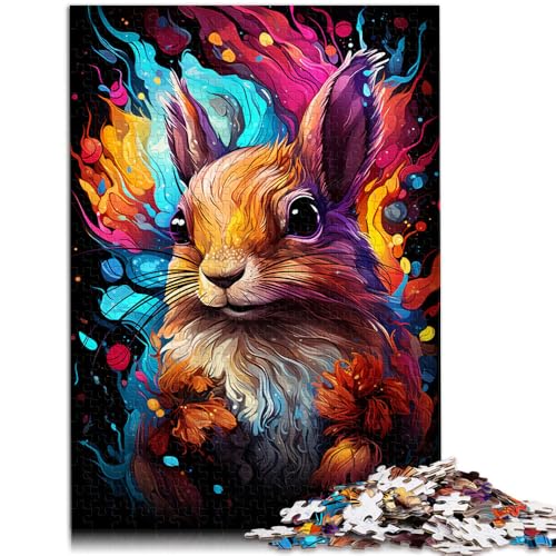 Puzzle 1000 Teile für Erwachsene, Farbmalerei, Eichhörnchen, Denkspiel, Weihnachtswunschliste mit Weihnachtsmann, 50 x 75 cm, für Teenager ab 14 Jahren Puzzle 1000 Teile für Erwachsene, Farbmalerei, Eichhörnchen, Denkspiel, Weihnachtswunschliste mit Weihnachtsmann, 50 x 75 cm, für Teenager ab 14 Jahren von SYUNFEI