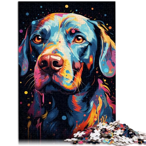 1000-teiliges Puzzle für Erwachsene, Malen mit Hund, Lernspiele, Heimdekoration, Puzzle-Geschenkideen,38x52cm, für 14-Jährige 1000-teiliges Puzzle für Erwachsene, Malen mit Hund, Lernspiele, Heimdekoration, Puzzle-Geschenkideen,38x52cm, für 14-Jährige von SYUNFEI