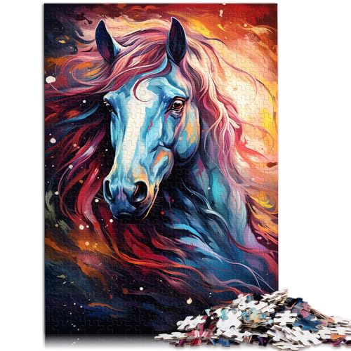 Puzzle für Erwachsene, 1000 Teile, Malen, Pferd, Entspannungsspiele, Weihnachtswunschliste mit Weihnachtsmann, 50 x 75 cm, für Jugendliche ab 14 Jahren Puzzle für Erwachsene, 1000 Teile, Malen, Pferd, Entspannungsspiele, Weihnachtswunschliste mit Weihnachtsmann, 50 x 75 cm, für Jugendliche ab 14 Jahren von SYUNFEI