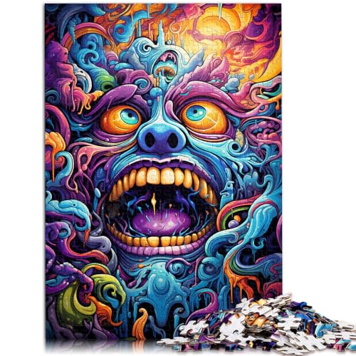 1000-teiliges Puzzle für Erwachsene, Monster, dekomprimierendes, intellektuelles Lernspielzeug, tolles, 38x52cm, geeignet für Jugendliche ab 14 Jahren 1000-teiliges Puzzle für Erwachsene, Monster, dekomprimierendes, intellektuelles Lernspielzeug, tolles, 38x52cm, geeignet für Jugendliche ab 14 Jahren von SYUNFEI