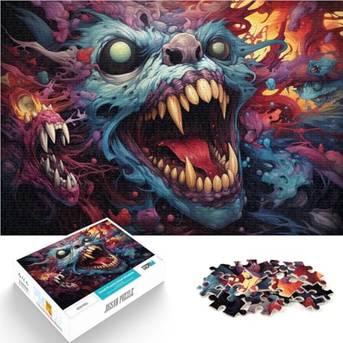 Puzzle für Erwachsene, 1000 Teile, Monster-Lernspiele, Heimdekoration, Puzzle, Eltern-Kind-Interaktion, 26x38cm, für Teenager ab 14 Jahren Puzzle für Erwachsene, 1000 Teile, Monster-Lernspiele, Heimdekoration, Puzzle, Eltern-Kind-Interaktion, 26x38cm, für Teenager ab 14 Jahren von SYUNFEI