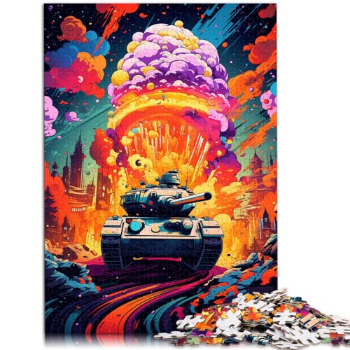 Puzzle für Erwachsene mit 1000 Teilen, Farbtank, Denkspiel, 38x52 cm, Analyse und Logik für Teenager ab 14 Jahren von SYUNFEI