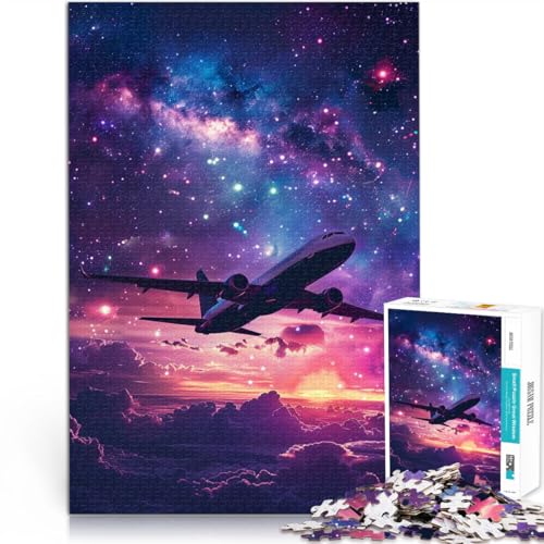 1000-teiliges Puzzle für Erwachsene, Flugzeugwolken, Spielzeug, Denkspiel, Lernspiel für Geburtstag, Weihnachten, 50 x 75 cm, für Teenager ab 14 Jahren 1000-teiliges Puzzle für Erwachsene, Flugzeugwolken, Spielzeug, Denkspiel, Lernspiel für Geburtstag, Weihnachten, 50 x 75 cm, für Teenager ab 14 Jahren von SYUNFEI