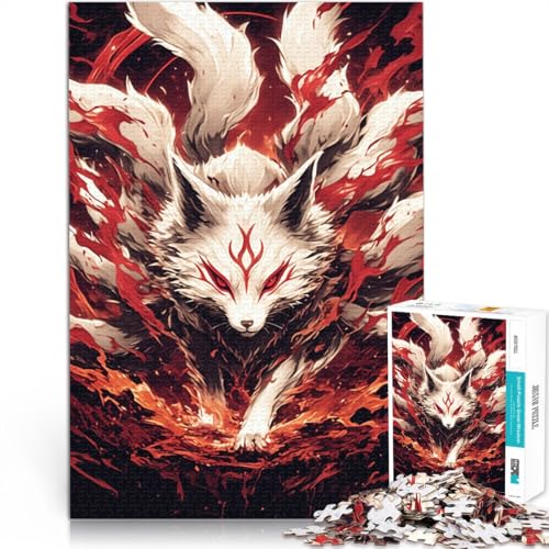 1000-teiliges Puzzle für Erwachsene mit Füchsen, Spielzeug, Lernspiele, Stressabbau, ganze Familie, 26x38cm von SYUNFEI