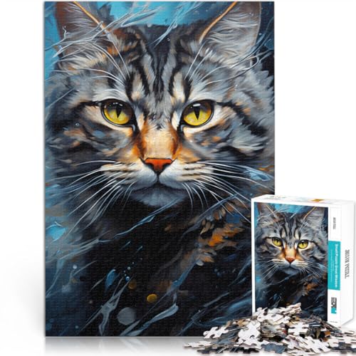 Puzzle für Erwachsene, 2000 Teile, „Dream Cats“, anspruchsvolles Spiel, ganze Familie, 70 x 100 cm, für Teenager ab 14 Jahren von SYUNFEI