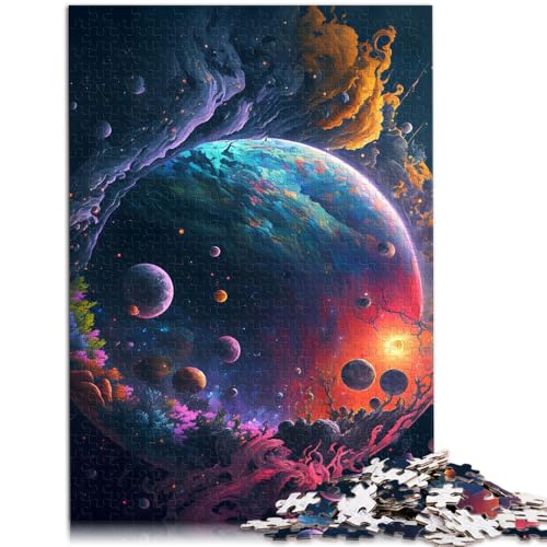 Puzzle für Erwachsene, 1000 Teile, Galaxie-Tier-Nilpferd-Puzzlespiel, 10,27 x 14,96 Zoll, Teenager ab 14 Jahren von SYUNFEI