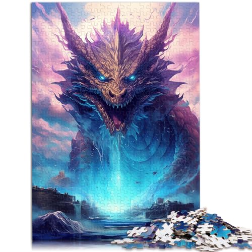 Puzzle 1000 Teile für Erwachsene, Drachenmeer, Dekomprimierendes, intellektuelles Lernspielzeug, Geschenk zum Geburtstag, 26x38cm, für Teenager ab 14 Jahren von SYUNFEI