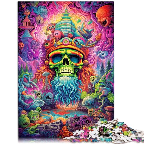 1000-teiliges Puzzle für Erwachsene, Fantasy-Weihnachtsschädel, Alter Mann, Puzzle, Lernspiele, Geburtstagsgeschenk, Geschenke, 10,27 x 14,96 Zoll, für Teenager ab 14 Jahren 1000-teiliges Puzzle für Erwachsene, Fantasy-Weihnachtsschädel, Alter Mann, Puzzle, Lernspiele, Geburtstagsgeschenk, Geschenke, 10,27 x 14,96 Zoll, für Teenager ab 14 Jahren von SYUNFEI