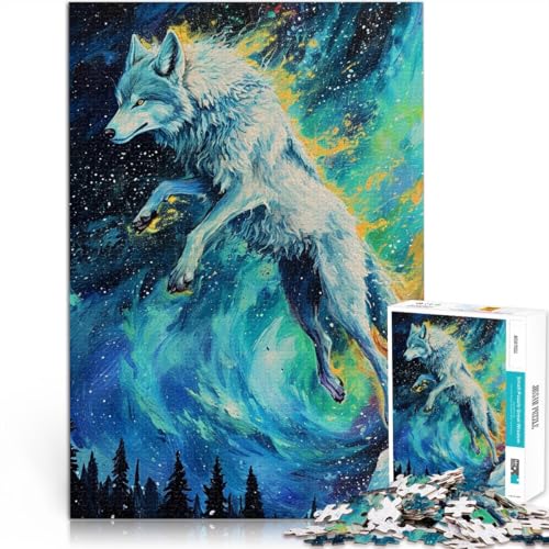 Puzzle für Erwachsene mit 1000 Teilen, Geisterwolf, Denkspiel, ganze Familie, 50 x 75 cm, für Teenager ab 14 Jahren Puzzle für Erwachsene mit 1000 Teilen, Geisterwolf, Denkspiel, ganze Familie, 50 x 75 cm, für Teenager ab 14 Jahren von SYUNFEI