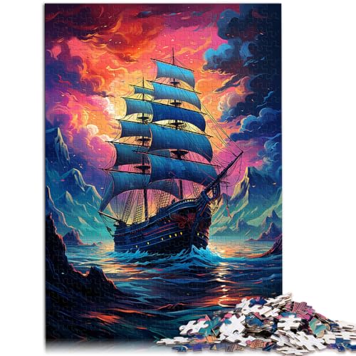 Puzzle mit 1000 Teilen für Erwachsene mit Piratenschiff-Denkspiel ganze Familie 50 x 75 cm für Teenager ab 14 Jahren Puzzle mit 1000 Teilen für Erwachsene mit Piratenschiff-Denkspiel ganze Familie 50 x 75 cm für Teenager ab 14 Jahren von SYUNFEI