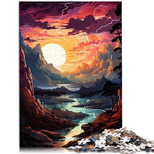 Puzzle für Erwachsene mit 1000 Teilen, Genfersee, schwierig, ganze Familie, 50 x 75 cm, für 14-Jährige von SYUNFEI