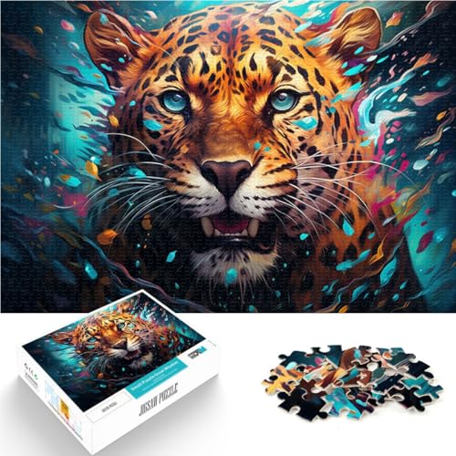 Puzzle für Erwachsene, 1000 Teile, Gepard, Denkspiel, Familienspiel, Stressabbau, schwieriges Herausforderungspuzzle, 19,7 x 29,5 Zoll Puzzle für Erwachsene, 1000 Teile, Gepard, Denkspiel, Familienspiel, Stressabbau, schwieriges Herausforderungspuzzle, 19,7 x 29,5 Zoll von SYUNFEI