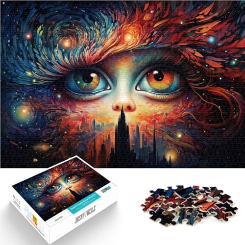 Puzzle 1000 Teile für Erwachsene, Gesichts-Denkspiel, Helfen Sie dem Gehirn, süchtig machendes Spielzeug zu trainieren und Geduld zu fördern, 19,7 Zoll x 29,5 Zoll Puzzle 1000 Teile für Erwachsene, Gesichts-Denkspiel, Helfen Sie dem Gehirn, süchtig machendes Spielzeug zu trainieren und Geduld zu fördern, 19,7 Zoll x 29,5 Zoll von SYUNFEI