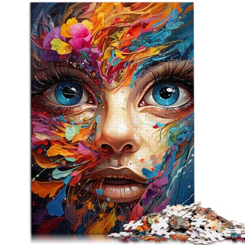1000-teiliges Puzzle für Erwachsene, Malen von farbigen Gesichtern, Dekomprimieren, intellektuelles Lernspielzeug, EIN Kunstwerk,38x52cm, für 14-Jährige 1000-teiliges Puzzle für Erwachsene, Malen von farbigen Gesichtern, Dekomprimieren, intellektuelles Lernspielzeug, EIN Kunstwerk,38x52cm, für 14-Jährige von SYUNFEI