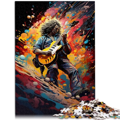 Puzzle 1000 Teile für Erwachsene, Gitarre Spielen, lustige Spiele, Wanddekoration, einzigartige Geburtstags, 26x38cm, für 14-Jährige Puzzle 1000 Teile für Erwachsene, Gitarre Spielen, lustige Spiele, Wanddekoration, einzigartige Geburtstags, 26x38cm, für 14-Jährige von SYUNFEI