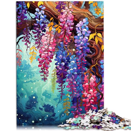 Puzzle 1000 Teile für Erwachsene, Glyzinien, Stressabbau-Spielzeug, hilft dem Gehirn, süchtig machendes Spielzeug zu trainieren und Geduld zu fördern, 19,7 x 29,5 Zoll Puzzle 1000 Teile für Erwachsene, Glyzinien, Stressabbau-Spielzeug, hilft dem Gehirn, süchtig machendes Spielzeug zu trainieren und Geduld zu fördern, 19,7 x 29,5 Zoll von SYUNFEI
