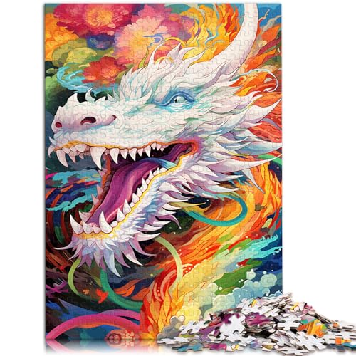 Puzzle für Erwachsene, 2000 Teile, weißer Drache. Das Puzzle ganze Familie, 70 x 100 cm, für Teenager ab 14 Jahren von SYUNFEI