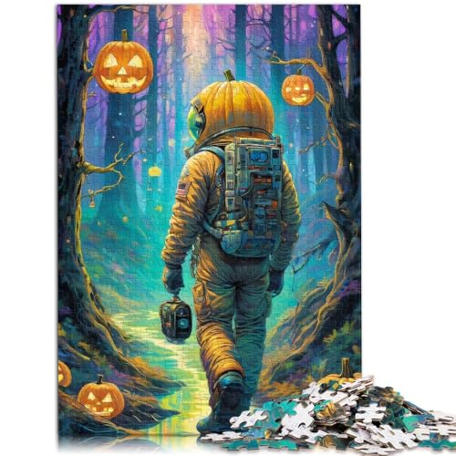 Puzzle für Erwachsene, 2000 Teile, Halloween-Astronaut, schwieriges Puzzle, Lernspiel für Geburtstag, Weihnachten, 27,56 x 39,37 Zoll von SYUNFEI
