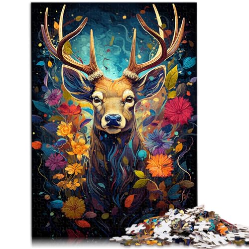 Puzzle für Erwachsene mit 1000 Teilen, Hirsch, Denkspiel, anspruchsvoll, Aber unterhaltsam und humorvoll, 26x38cm, für Teenager ab 14 Jahren Puzzle für Erwachsene mit 1000 Teilen, Hirsch, Denkspiel, anspruchsvoll, Aber unterhaltsam und humorvoll, 26x38cm, für Teenager ab 14 Jahren von SYUNFEI