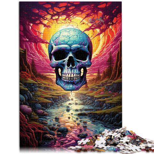 Puzzle für Erwachsene, 1000 Teile, Höllenschädel, Lernpuzzle, tolles, 50x75cm, für Teenager ab 14 Jahren Puzzle für Erwachsene, 1000 Teile, Höllenschädel, Lernpuzzle, tolles, 50x75cm, für Teenager ab 14 Jahren von SYUNFEI