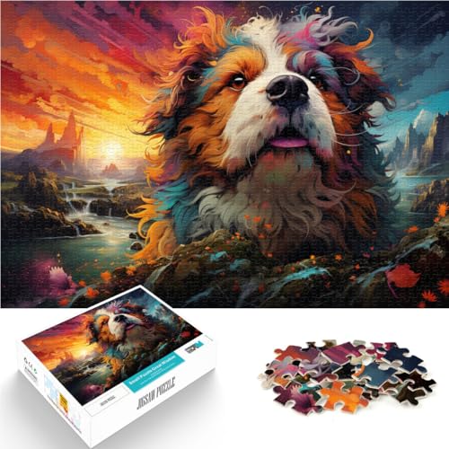 Puzzle für Erwachsene, 1000 Teile, Hundemalerei, Spielzeug, Denkspiel, ganze Familie, 50 x 75 cm, für 14-Jährige Puzzle für Erwachsene, 1000 Teile, Hundemalerei, Spielzeug, Denkspiel, ganze Familie, 50 x 75 cm, für 14-Jährige von SYUNFEI