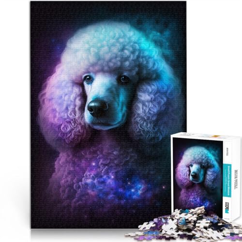1000-teiliges Puzzle für Erwachsene, Husky-Tier-Puzzle für Lernspiel, Herausforderungsspielzeug, 14,96 x 20,47 Zoll, Lernspiel für Geburtstag, Weihnachten von SYUNFEI