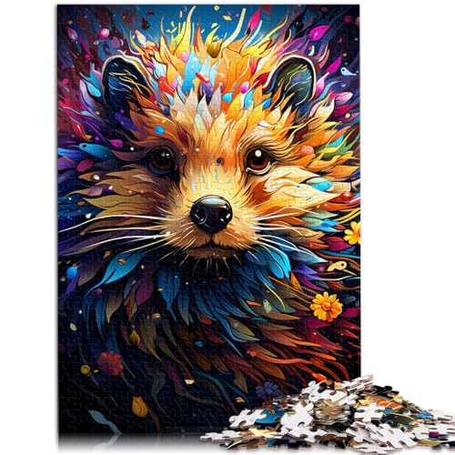 Puzzle für Erwachsene, Igel, 1000 Teile, für Erwachsene und Kinder, 50 x 75 cm, Holzbrettpuzzle für Jugendliche und Erwachsene, lustige Puzzlespiele Puzzle für Erwachsene, Igel, 1000 Teile, für Erwachsene und Kinder, 50 x 75 cm, Holzbrettpuzzle für Jugendliche und Erwachsene, lustige Puzzlespiele von SYUNFEI
