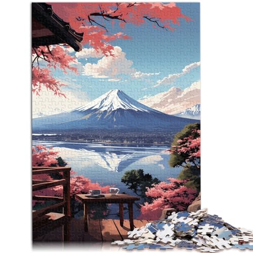 Puzzle für Erwachsene, Japan, Berg Fuji, 1000 Teile, Puzzle für Erwachsene, 50 x 75 cm, Holzbrettpuzzle, Geburtstagsgeschenk für Teenager und Kinder, Geschenke für Erwachsene Puzzle für Erwachsene, Japan, Berg Fuji, 1000 Teile, Puzzle für Erwachsene, 50 x 75 cm, Holzbrettpuzzle, Geburtstagsgeschenk für Teenager und Kinder, Geschenke für Erwachsene von SYUNFEI