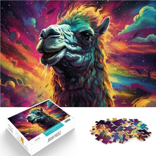 Puzzle für Erwachsene, 2000 Teile, Bunte Kamele, anspruchsvolles Spiel, Puzzle, Weihnachts- und Geburtstagsgeschenke, 70 x 100 cm, für Teenager ab 14 Jahren von SYUNFEI
