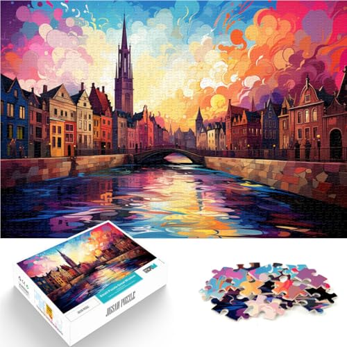 Puzzle für Erwachsene, 2000 Teile, Brügge-Spielzeug, Lernspiele, Stressabbau, tolles, 70 x 100 cm, für Teenager ab 14 Jahren Puzzle für Erwachsene, 2000 Teile, Brügge-Spielzeug, Lernspiele, Stressabbau, tolles, 70 x 100 cm, für Teenager ab 14 Jahren von SYUNFEI