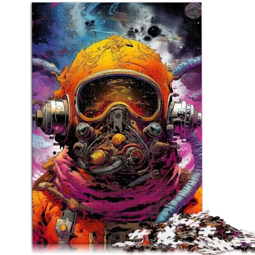 Puzzle 2000 Teile für Erwachsene, Kleiner gelber Astronaut, Cartoon-Puzzle, tolles, 27,56 x 39,37 Zoll, für Teenager ab 14 Jahren von SYUNFEI