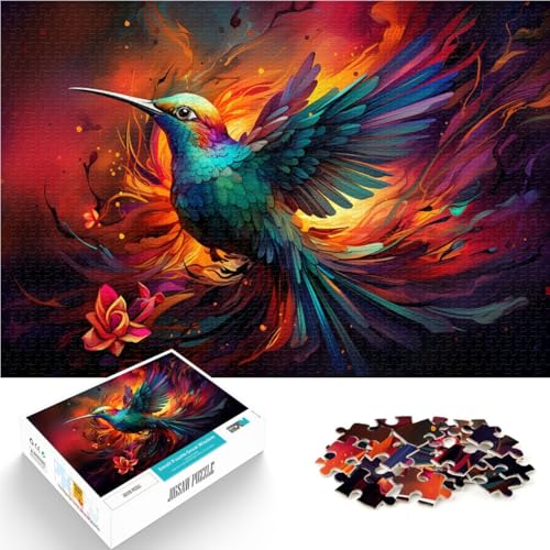 Puzzle für Erwachsene, Kolibri-Tier, 1000 Teile, 50 x 75 cm, Holzbrettpuzzle, Jugendliche und Kinder, Lernspiel für Erwachsene und Kinder Puzzle für Erwachsene, Kolibri-Tier, 1000 Teile, 50 x 75 cm, Holzbrettpuzzle, Jugendliche und Kinder, Lernspiel für Erwachsene und Kinder von SYUNFEI