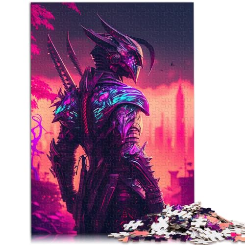 Puzzle 1000 Teile für Erwachsene, Krieger-Cartoon-Puzzle, Herausforderung für die Gehirnintelligenz, süchtig machendes Spielzeug, 10,27 x 14,96 Zoll, für 14-Jährige von SYUNFEI