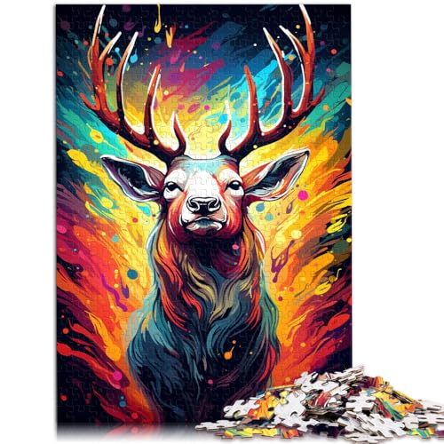 Puzzle 1000 Teile für Erwachsene Psychedelisches Hirschpuzzle Lernspiele Lernspiel für Geburtstag, Weihnachten 19,7 Zoll x 29,5 Zoll für Teenager ab 14 Jahren Puzzle 1000 Teile für Erwachsene Psychedelisches Hirschpuzzle Lernspiele Lernspiel für Geburtstag, Weihnachten 19,7 Zoll x 29,5 Zoll für Teenager ab 14 Jahren von SYUNFEI