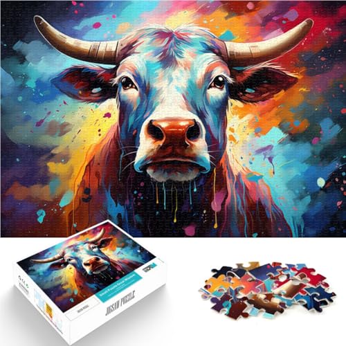 2000-teiliges Puzzle für Erwachsene „Kuhkunst“, Lernspiel, Herausforderungsspielzeug, ganze Familie, 70 x 100 cm, 2000-teiliges Puzzle für Erwachsene „Kuhkunst“, Lernspiel, Herausforderungsspielzeug, ganze Familie, 70 x 100 cm, von SYUNFEI