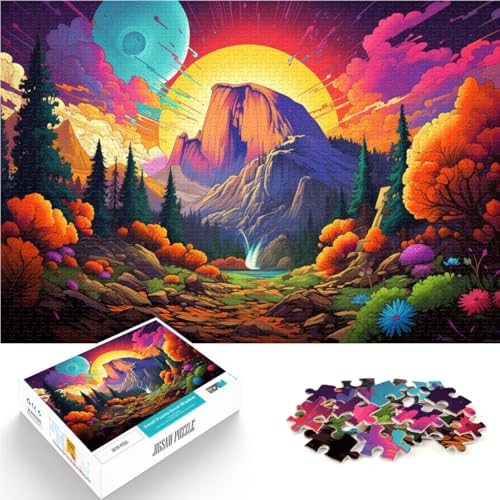 Puzzle 1000 Teile für Erwachsene, Kunst, Blumen, Berge, interessantes Puzzle zur Stressreduzierung, Heimkunstdekor, 19,7 x 29,5 Zoll, für 14-Jährige Puzzle 1000 Teile für Erwachsene, Kunst, Blumen, Berge, interessantes Puzzle zur Stressreduzierung, Heimkunstdekor, 19,7 x 29,5 Zoll, für 14-Jährige von SYUNFEI