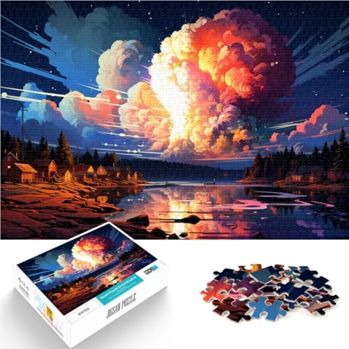 Puzzle für Erwachsene, 1000 Teile, Kunst, Landschaftsmalerei, Heimdekoration, Puzzle, Spielzeug, Geburtstagsgeschenk, Geschenke, 14,96 x 20,47 Zoll, von SYUNFEI