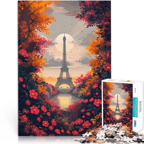 1000-teiliges Puzzle für Erwachsene, Kunst, Eiffelturm, Lernspiele, Heimdekoration, Puzzle, gutes Geschenk,38x52cm, für Teenager ab 14 Jahren 1000-teiliges Puzzle für Erwachsene, Kunst, Eiffelturm, Lernspiele, Heimdekoration, Puzzle, gutes Geschenk,38x52cm, für Teenager ab 14 Jahren von SYUNFEI