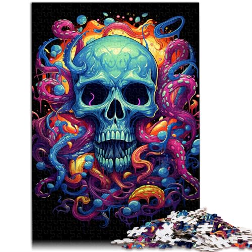 Puzzle für Erwachsene, 1000 Teile, Kunstgemälde eines Oktopus, Spielzeug, Denkspiel, ganze Familie, 14,96 Zoll x 20,47 Zoll von SYUNFEI