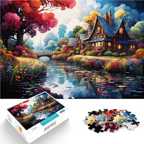 2000-teiliges Puzzle für Erwachsene, Landhaus-Denkspiel, jedes Teil ist einzigartig – anspruchsvolles Familienspiel, 70 x 100 cm, für 14-Jährige von SYUNFEI
