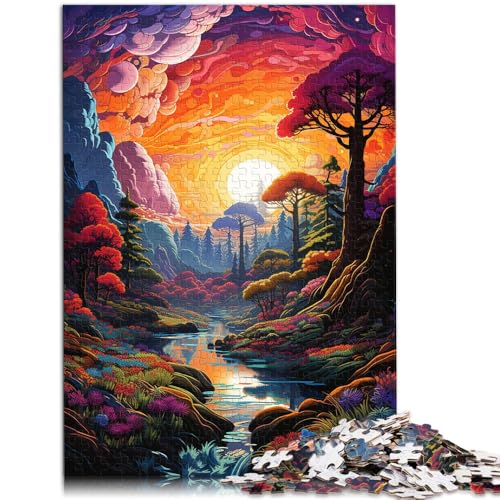 Puzzle 2000 Teile für Erwachsene Landschaft Lernspiel Herausforderung Spielzeug Lernspiel für Geburtstag, Weihnachten 70 x 100 cm für 14-Jährige von SYUNFEI